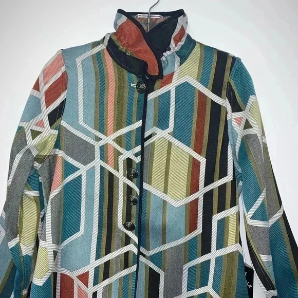 I-Reversibles Ruched Collar Jacket - Picture 2 of 13